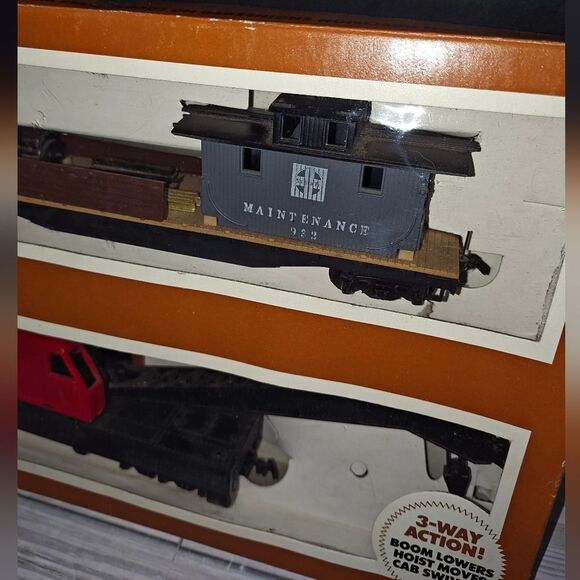 Tyco #932 HO Scale Operating Crane Car With Boom Tender Collectible Train Cars - Picture 6 of 9